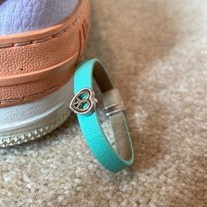 Teal Peace bracelet